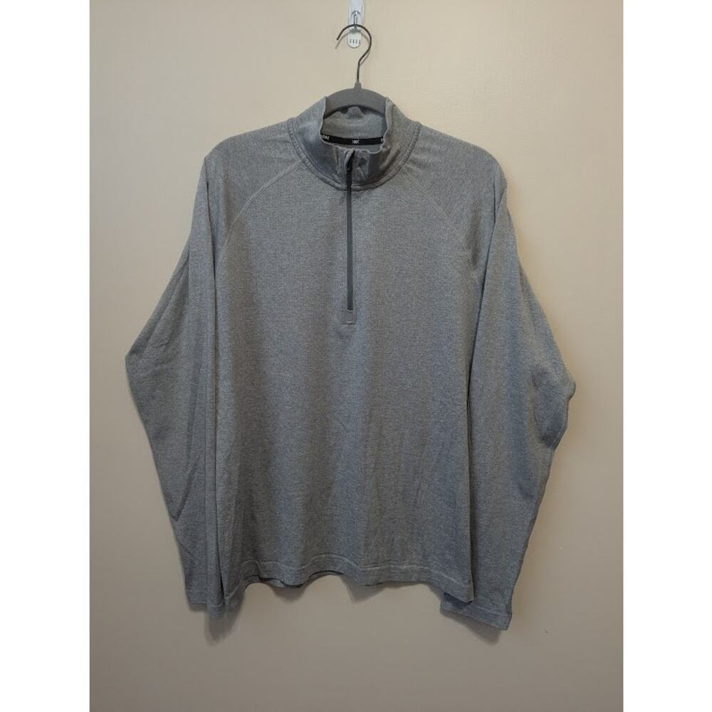 Rhone Men's 1/4 Zip Pullover Shirt Gray Lightweight Performance Men's Medium